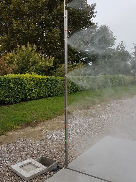 DISPI Nebulization system for disinfection arch construction