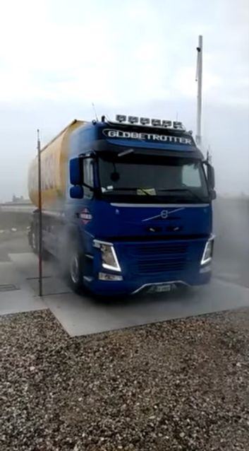 DISPI disinfection systems built with trucks